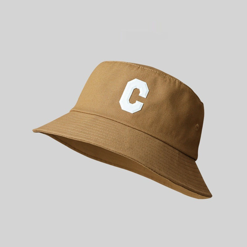 Chapeau bob à grande circonférence de la tête, lettres assorties avec tout, chapeau de soleil