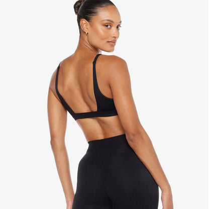 Ensemble de soutien-gorge de yoga push-up taille haute, coupe slim, entraînement sexy