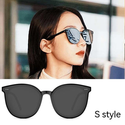 Women's UV Resistant Retro Box Sunglasses Frame