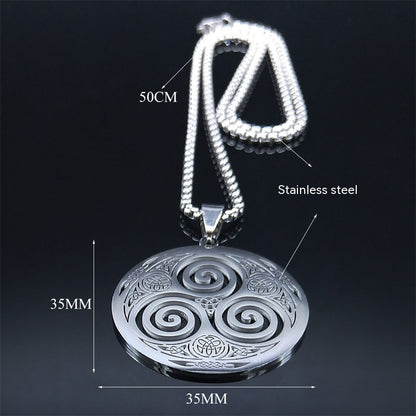 Collier pendentif Hip Hop Punk pour hommes, collier en acier inoxydable