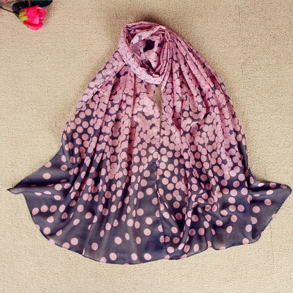 Ladies Chiffon Scarf Water Freezing Point