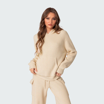 Costume de pulls de loisirs de sport à capuche pour femmes, mode printemps et automne