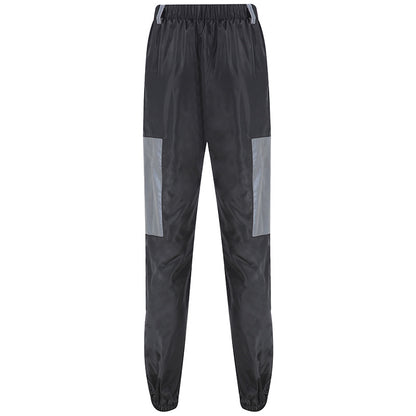 Contrast stitching reflective trousers