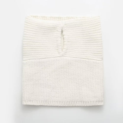 Women Clothing French One Word Wrapped Chest Knitted Tube Top