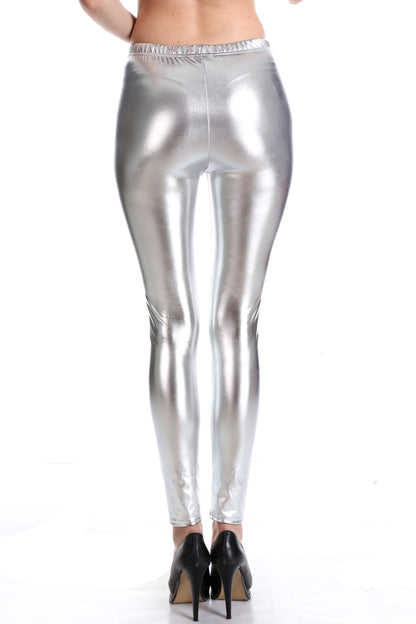 Sexy Nightclub Stage Wear Performance Wear Bright Leather Leggings Leggings Source Manufacturer