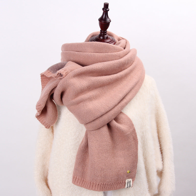 Thick warm scarf shawl