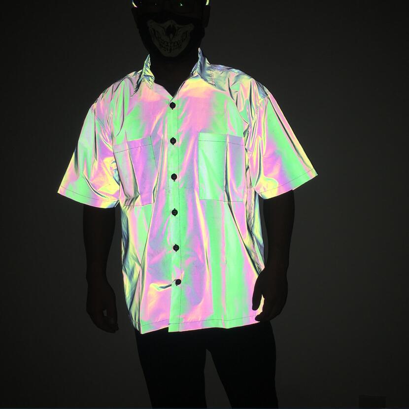 Reflective short sleeve shirt