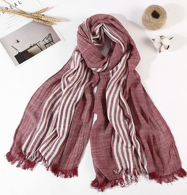 Men's cotton scarf