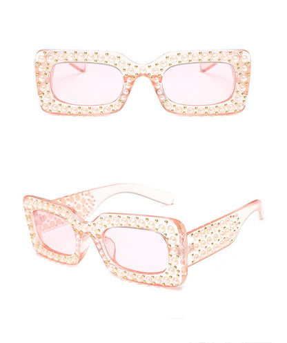 Gafas de sol cuadradas con diamantes para mujer Street Shot