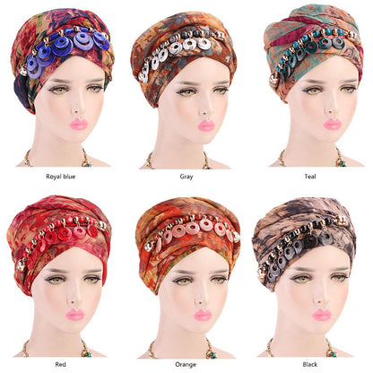 Foulard turban femme 