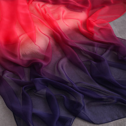 Long padded decorative shawl scarf