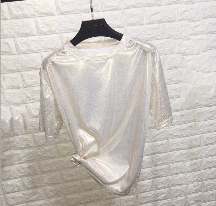 Loose reflective short sleeve