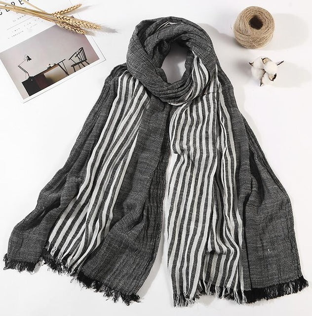 Men's cotton scarf