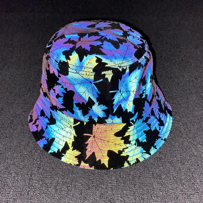 Colorful Maple Leaf Outdoor Reflective Cap