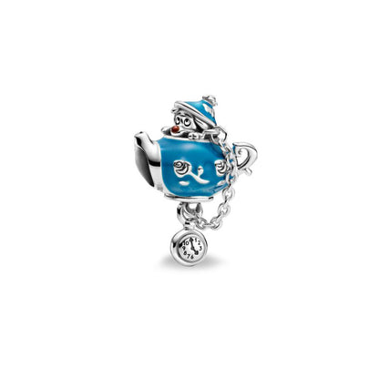 Attrape-rêves perles de brocart bleu perles en argent sterling S925