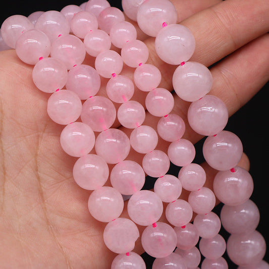 Natural Stone Powder Crystal Loose Beads Brazil Powder Crystal Loose Beads Round Beads