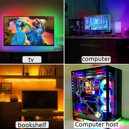 Luces Led Con Iluminación De Fondo De Tv Usb