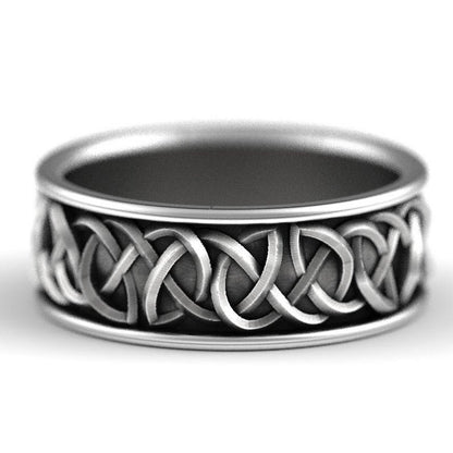 Bague homme loup mythologie Viking défense-Totem Punk Rock cadeau nordique mode Hip-Hop Huitan