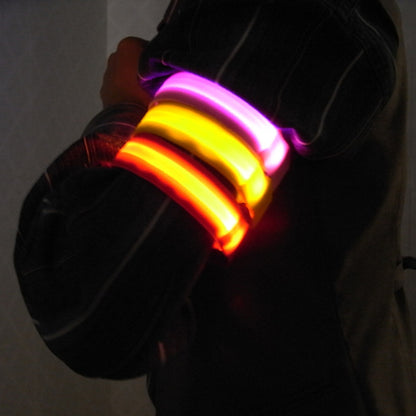 Bras lumineux de Sport lumineux à Led, avec Signal d'avertissement de course de nuit, Leggings, dragonne, équipement de course réfléchissant