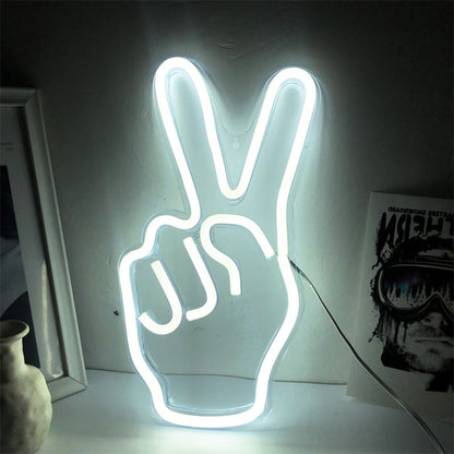 New Style Transparent Backboard Neon Lights, Decorative Atmosphere Creative Neon