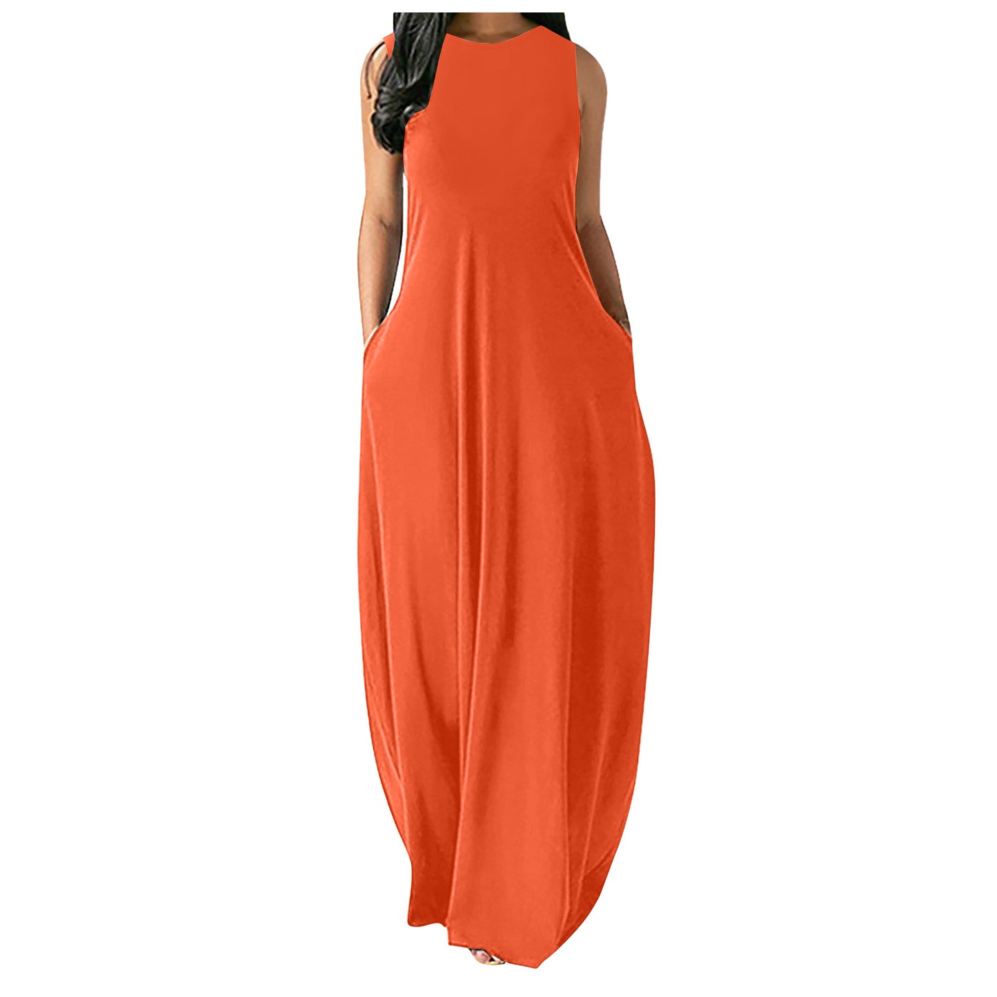 Robe mi-longue slim