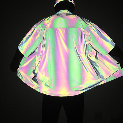 Reflective short sleeve shirt