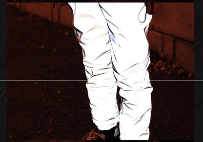 Pantalon réfléchissant jogging réfléchissant pantalon à jambe rétractable pantalon bboy