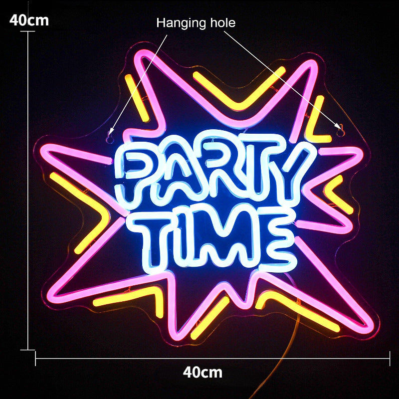 LLED Neon Light Bar Wall Decorative Atmosphere