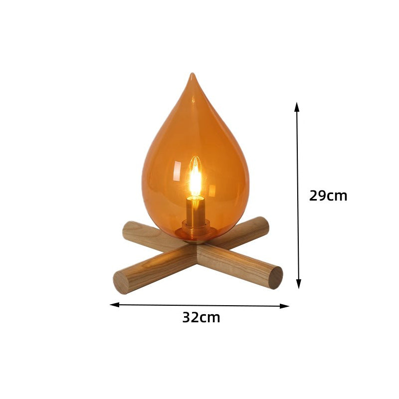 Fire Atmosphere Bedroom Bed Gift Desktop Decoration Desktop Lamp