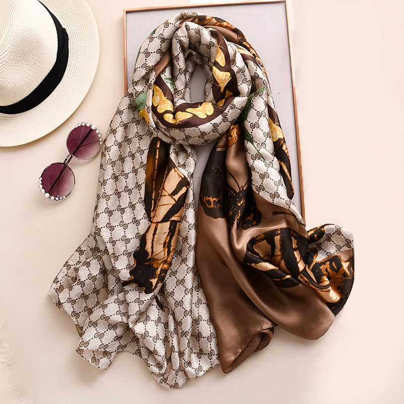 Foulard chaud en soie