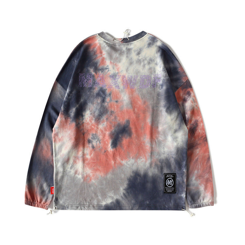 Men's gradient tie-dye sweatshirt