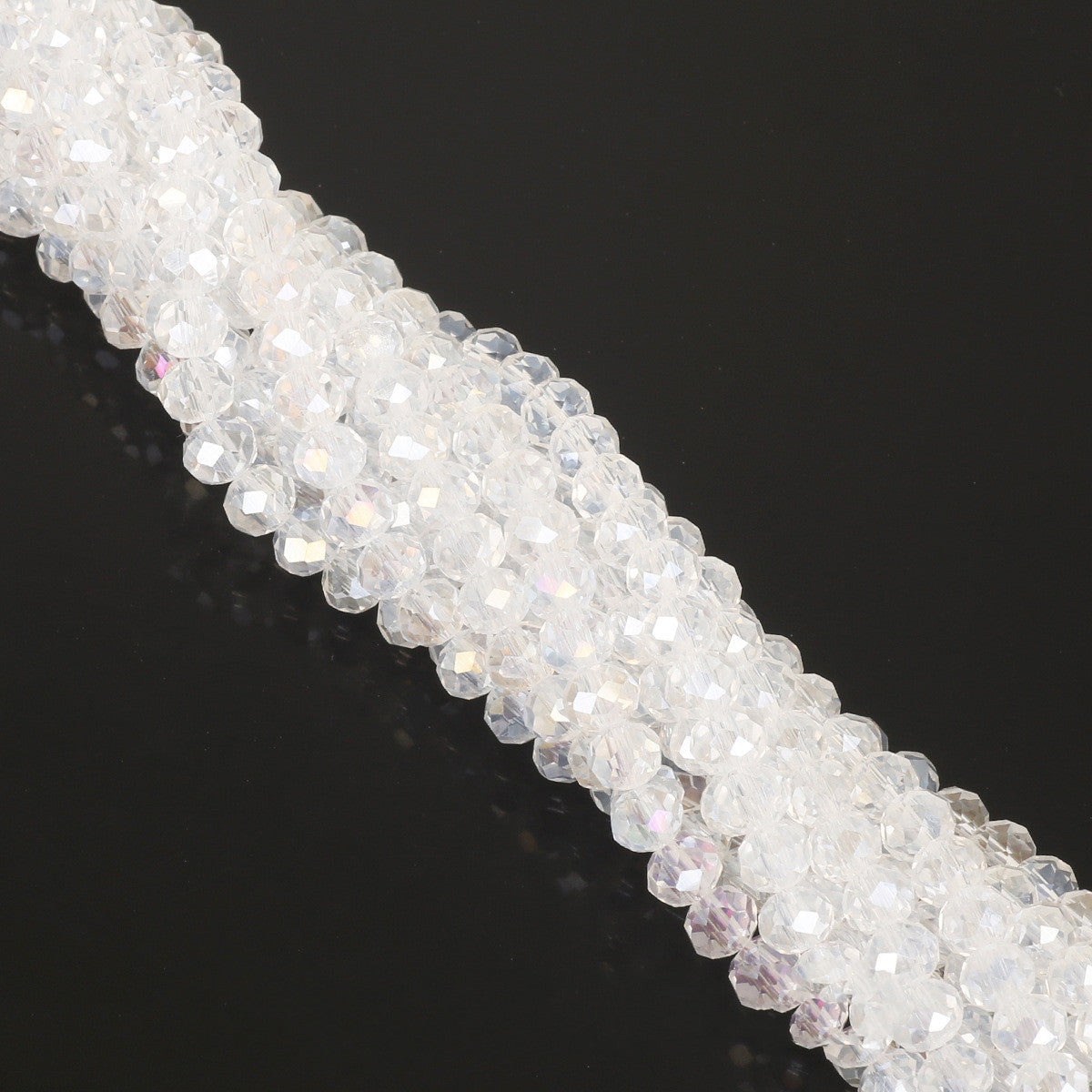 Crystal beads glass flat beads