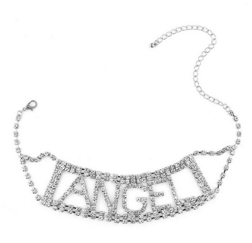 Angel Rhinestone Choker