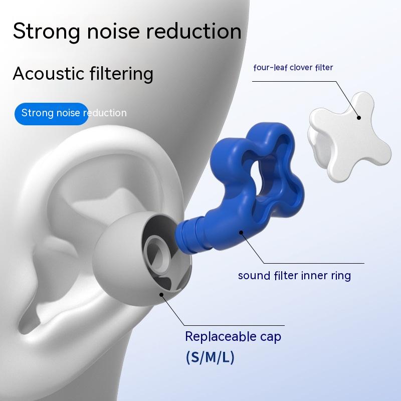 Silicone Noise-canceling Earplugs Swimming Waterproof Sleep Mute