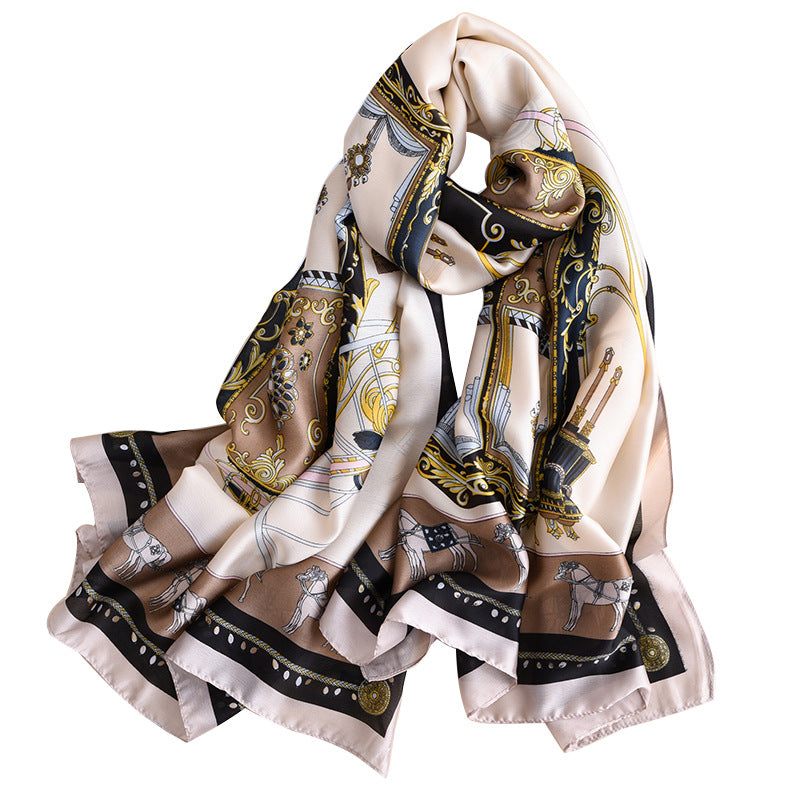 Foulard chaîne de calèche rétro