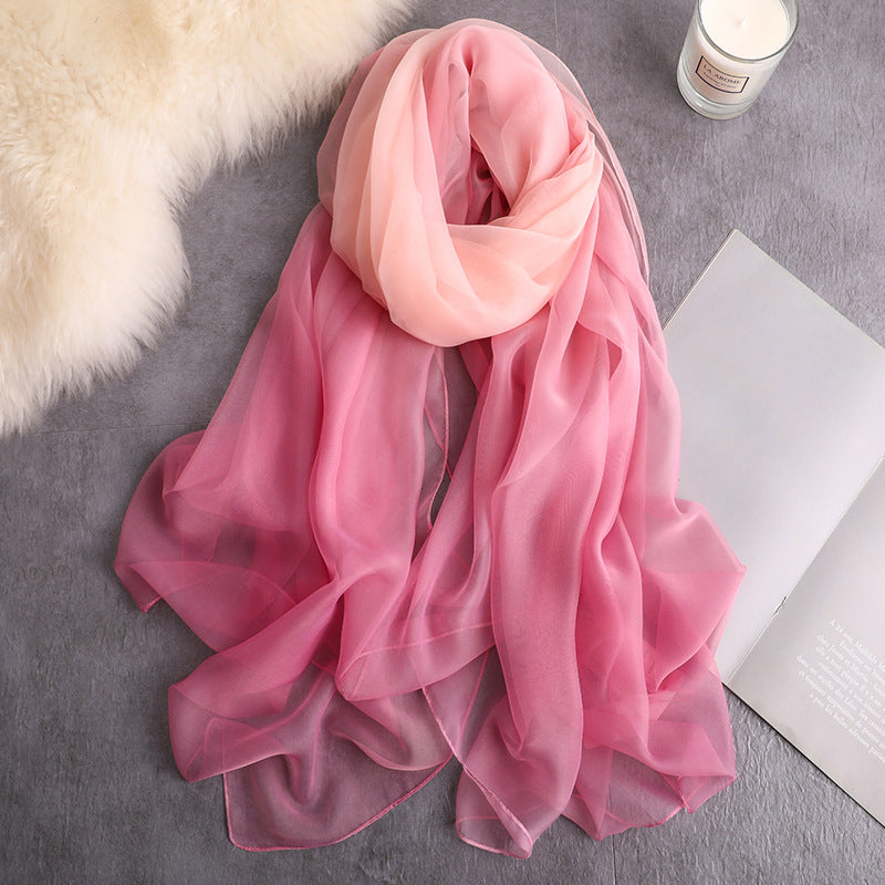 Long padded decorative shawl scarf