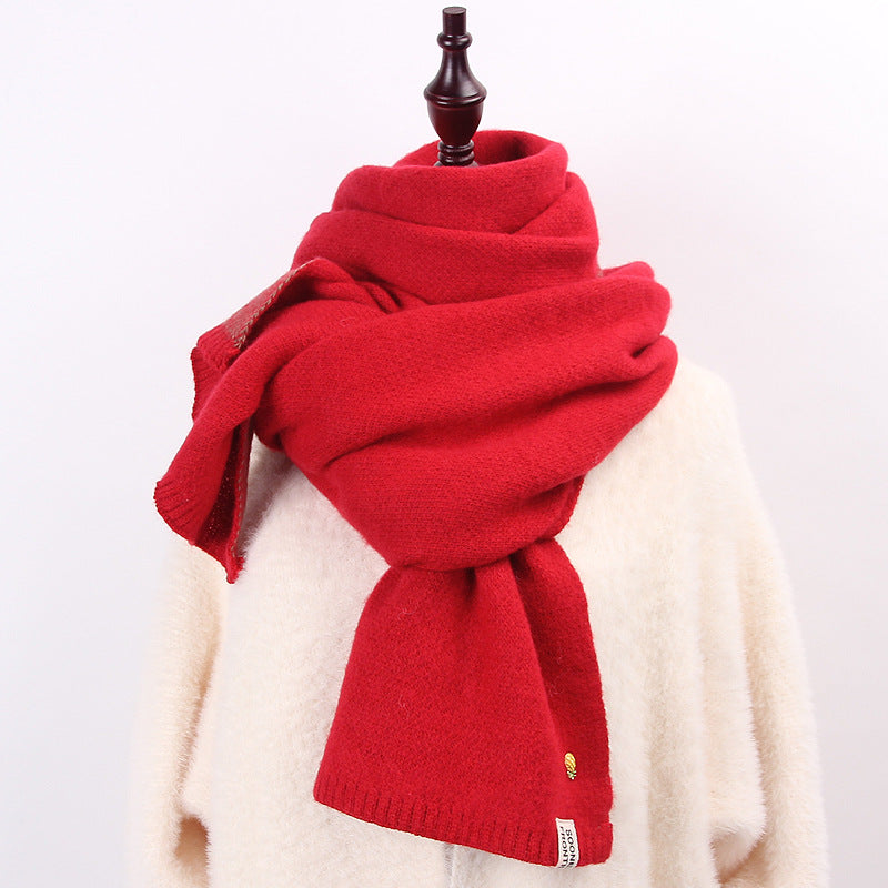 Thick warm scarf shawl