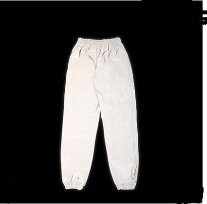 reflective trousers reflective jogging shrink leg pants bboy pants