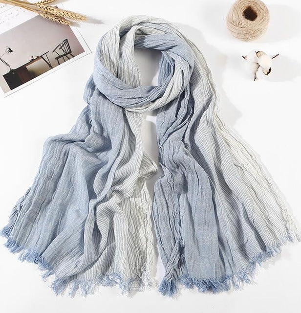 Men's cotton scarf