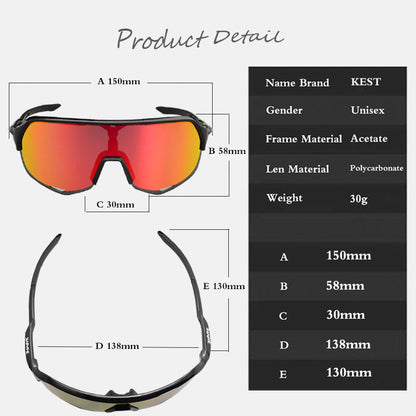 Lunettes de vélo lunettes de conduite de pêche