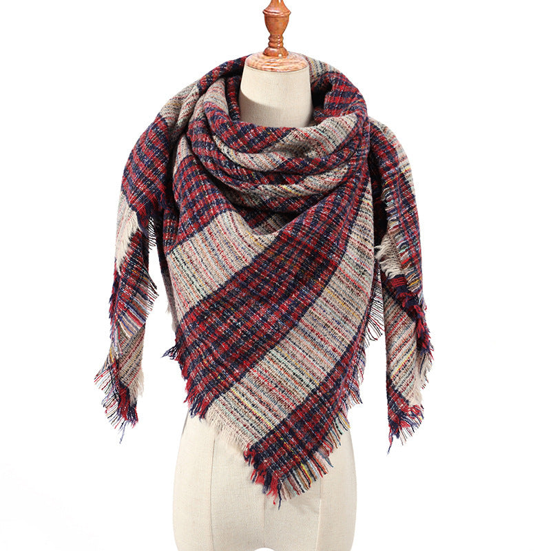 Cashmere triangle scarf