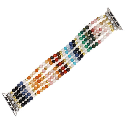 Boho Semi-Precious Stone Statement Beaded Strap