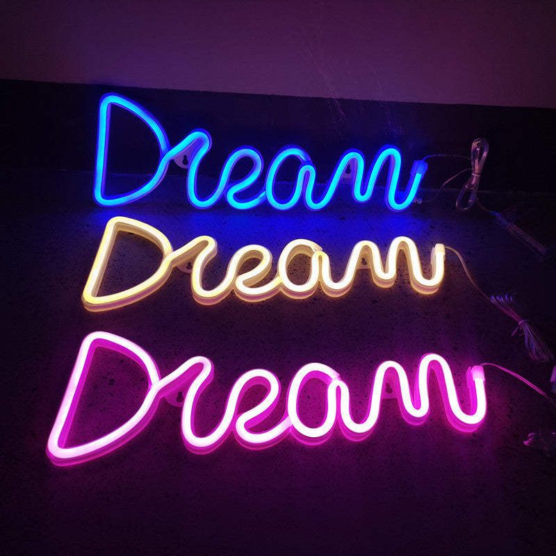 Led Neon Dream Color Lamp Modeling