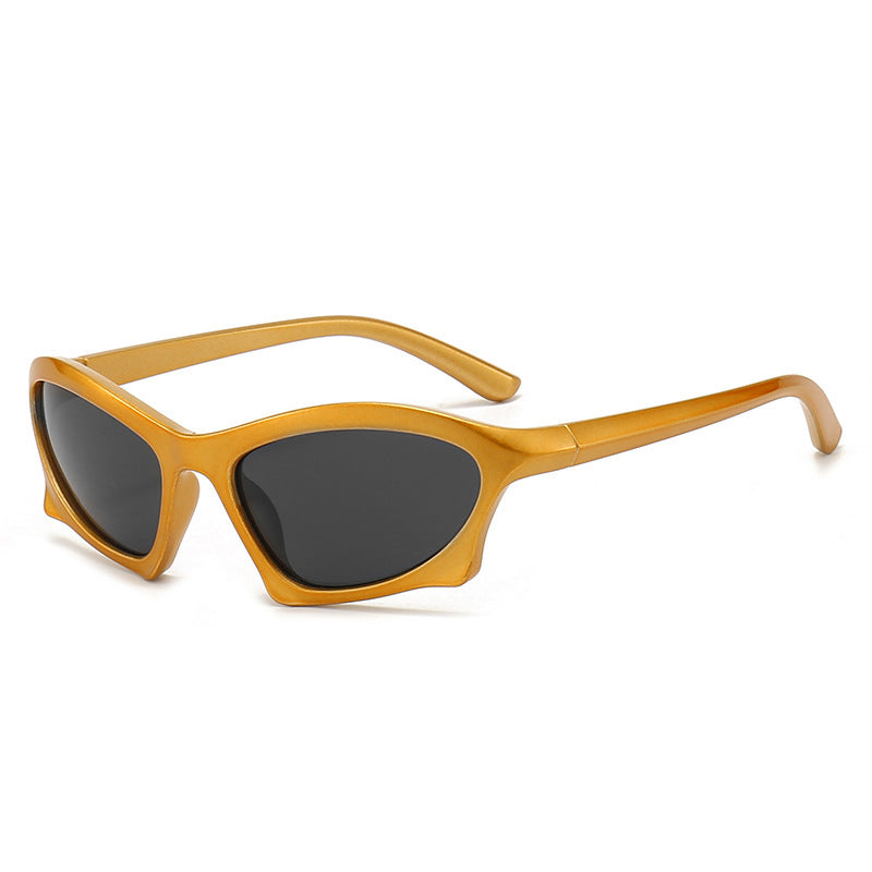 Lunettes de soleil futuristes de sport punk hip hop