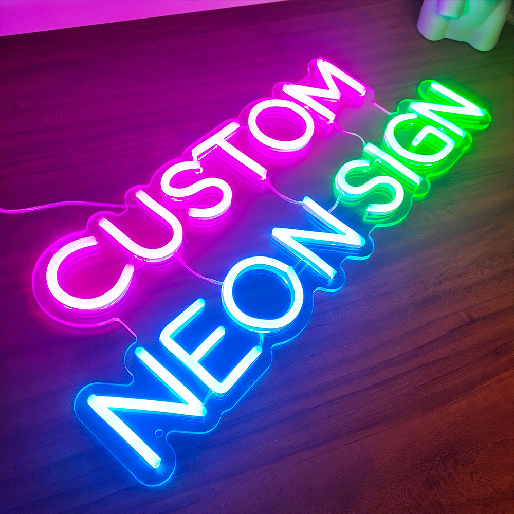 Colorful Neon Letter Modeling Light Custom Neon Sign DIY