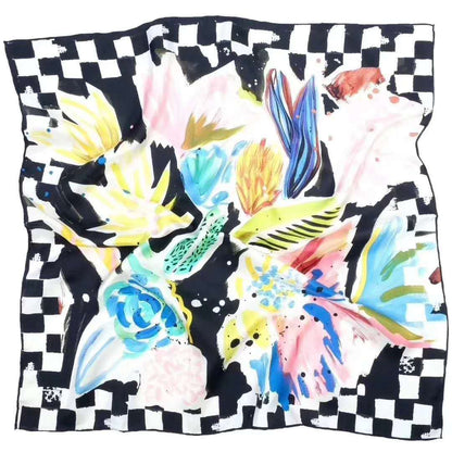 Silk twill scarf