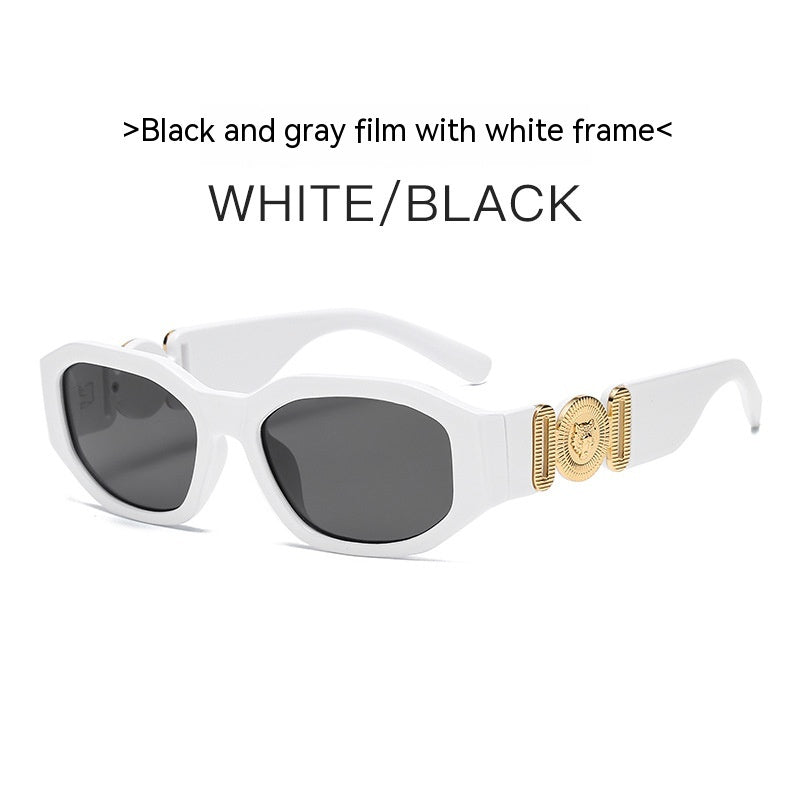 Small Square Box Sunglasses Head Polygon Glasses