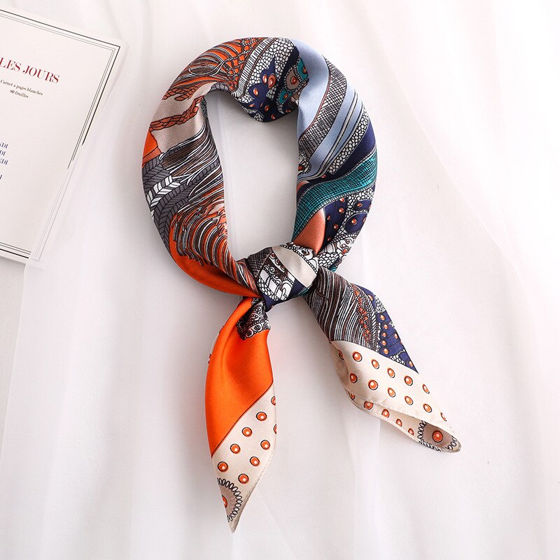 Foulard en soie vintage pour dames