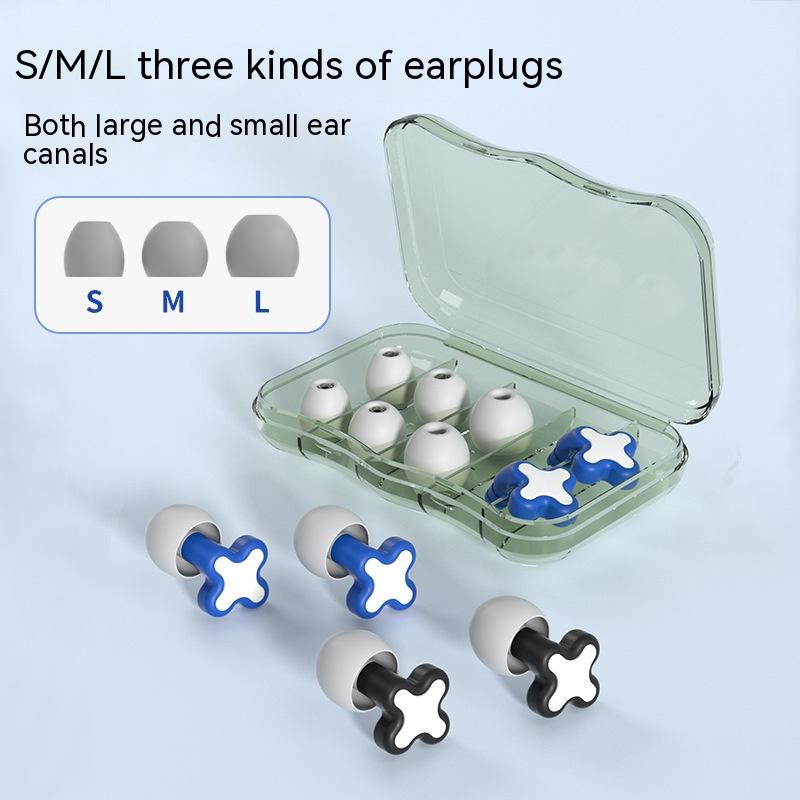 Silicone Noise-canceling Earplugs Swimming Waterproof Sleep Mute