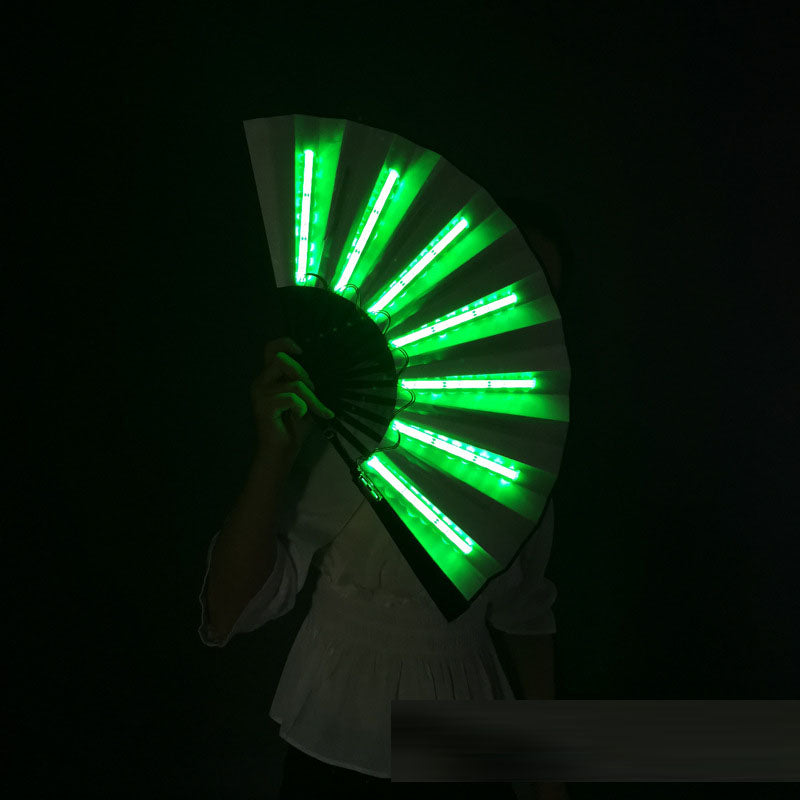 LED Luminous Fan Color Folding Fan